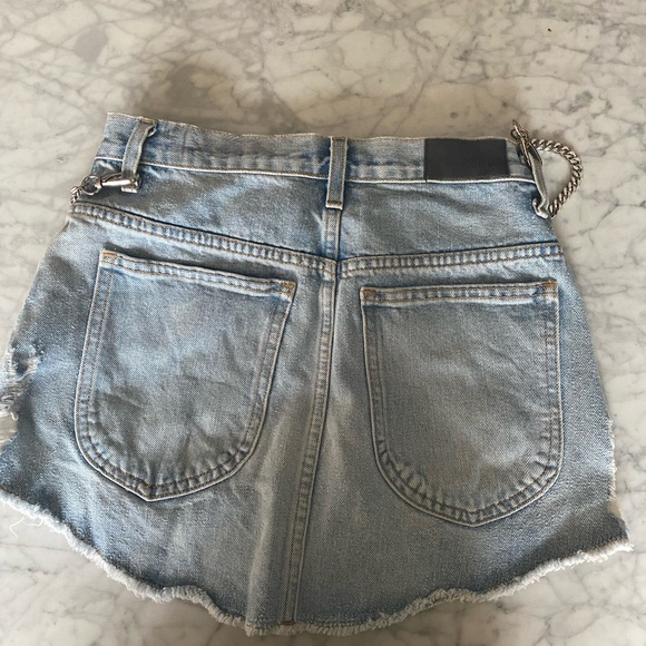 jean skirt size small or medium - Picture 2 of 4
